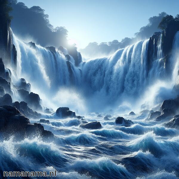 Teken een waterval » Waterval tekenen met praktijk  