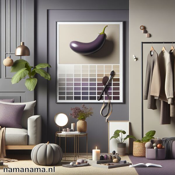 Welke kleur past bij aubergine? » Aubergine stijlvol integreren