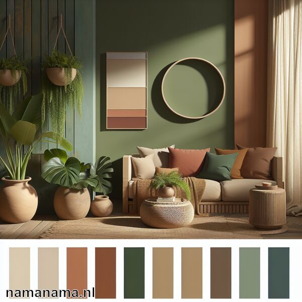 Welke kleur past bij groene muren? » Groene muren de juiste kleuren  