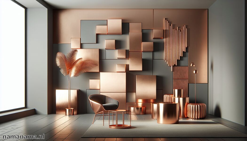 Grijs voor een moderne en strakke afwerking   - Welke kleur past bij koper? » Koper optimaal combineren  