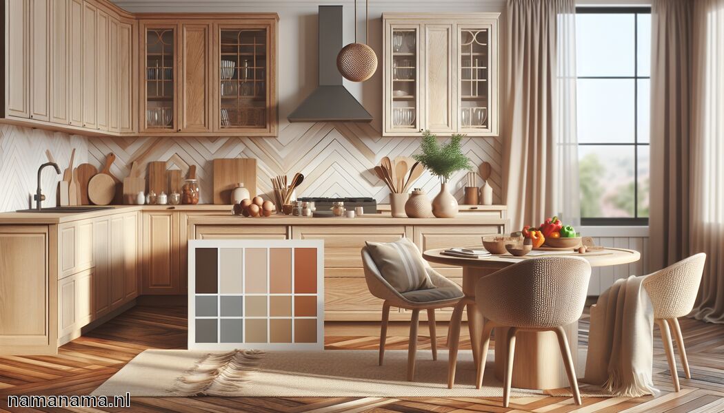 Zachte aardetinten voor warmte en gezelligheid   - Welke kleur past bij beuken in de keuken? » Beukenkleurige combinaties  