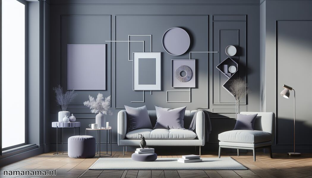 Grijs voor een moderne look   - Welke kleuren passen bij lila? » Lila perfect combineren  