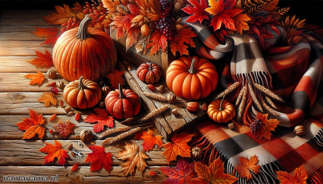 Creatieve composities en patronen   - Herfstmotieven schilderen » Schilderingen met herfstthema  