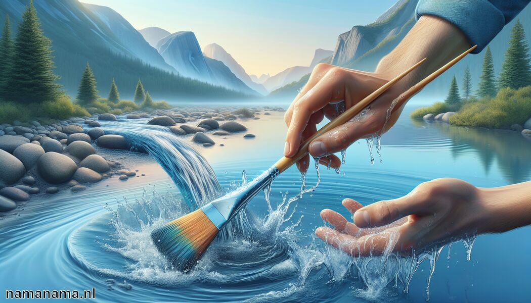 Acrylverf: maak je kwast schoon » Kwasten goed schoonmaken