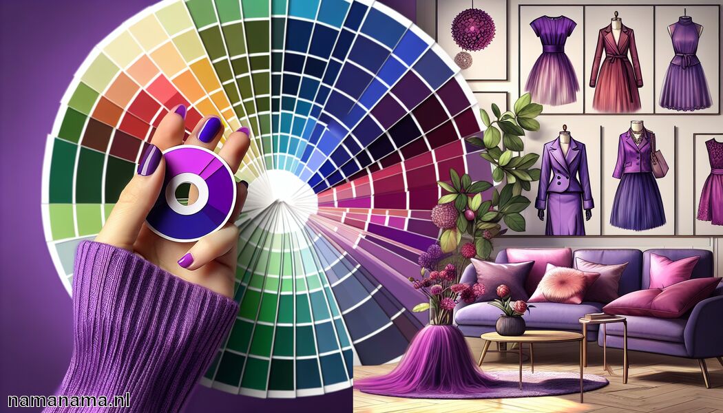 Welke kleur past bij paars? » Paarse combinaties ontdekken
