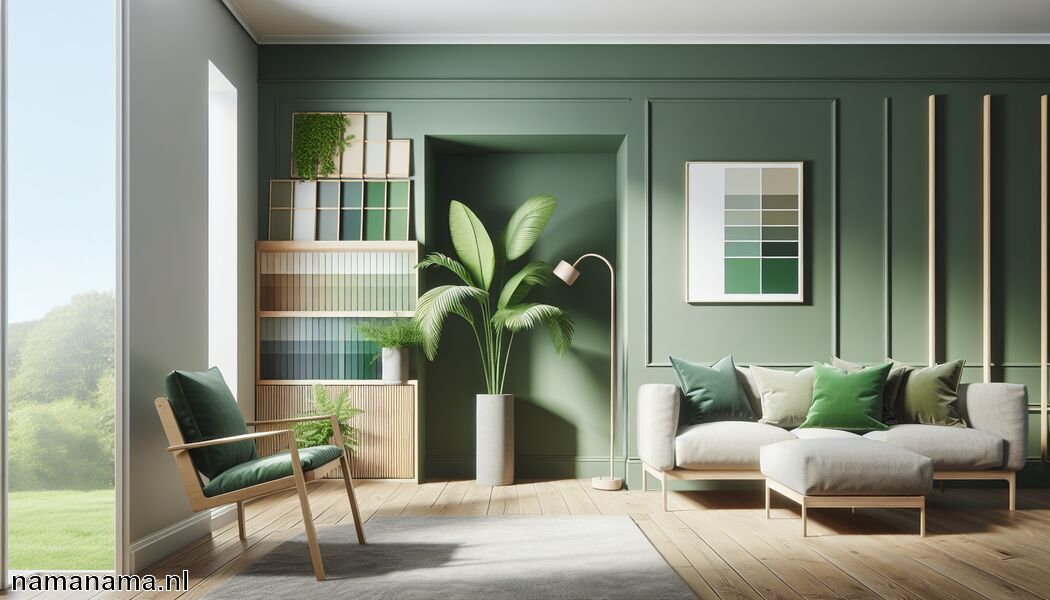 Welke kleur past bij groene muren? » Groene muren de juiste kleuren