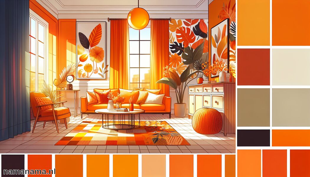 Welke kleur past bij oranje? » Oranje met de juiste tinten