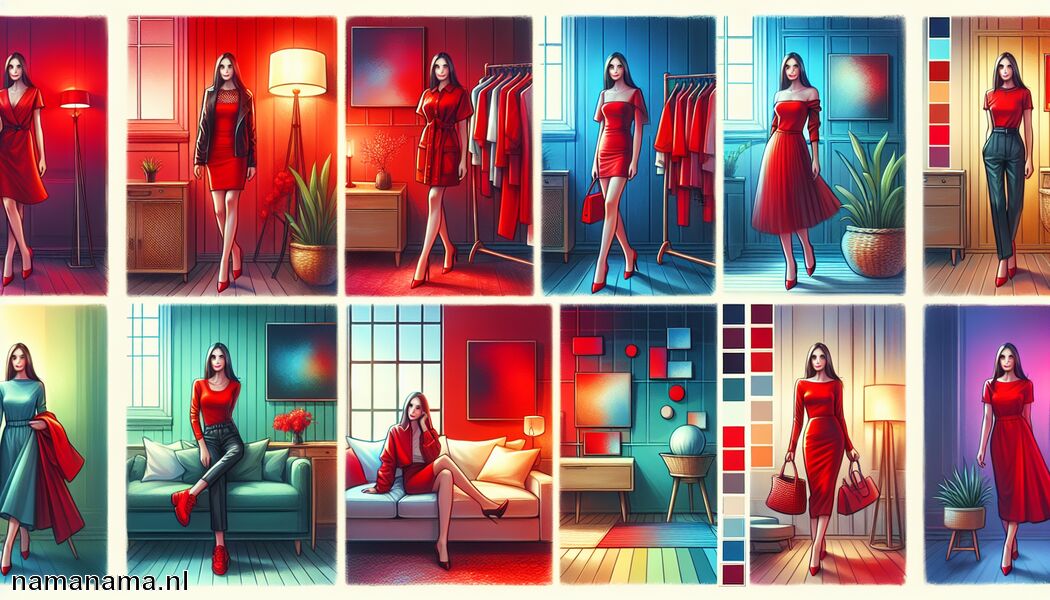 Welke kleuren passen bij rood? » Rood perfect combineren