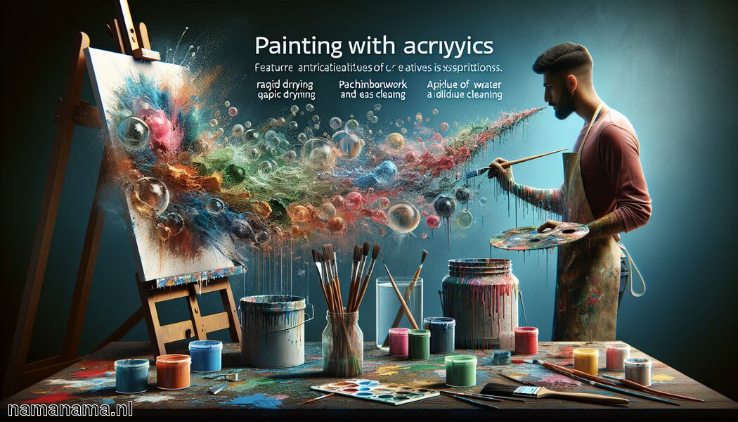 Acrylverf schilderen » Schilderen met acrylverf