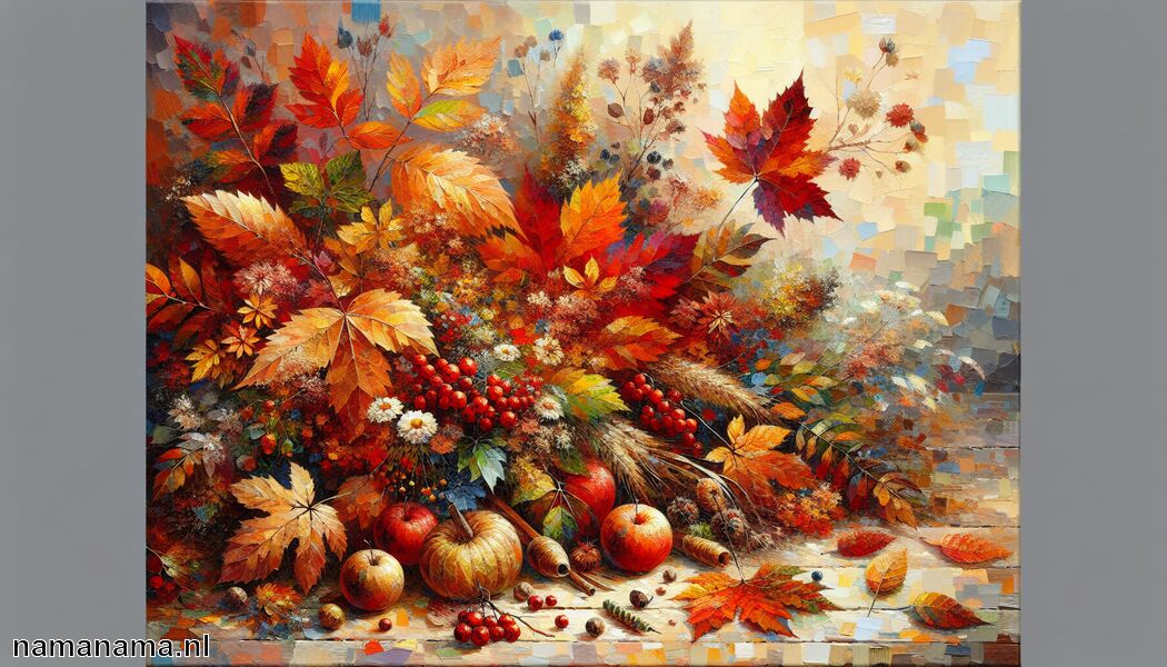 Herfstmotieven schilderen » Schilderingen met herfstthema