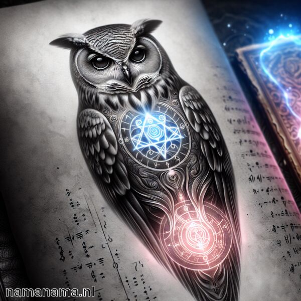 Uil tattoo betekenis » Wijsheid en geheimen