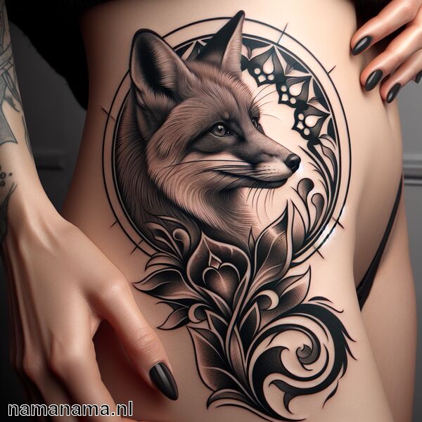 Vos tattoo betekenis » Slimheid en schoonheid in één