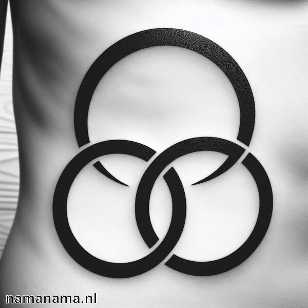 3 ringen tattoo betekenis » De kracht van drie verbonden ringen