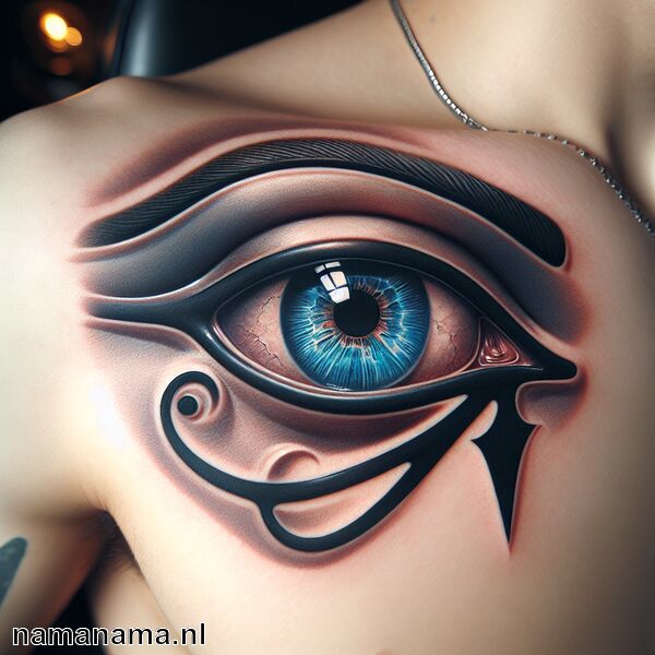 Oog van Horus tattoo betekenis » Bescherming en kracht van het oude Egypte