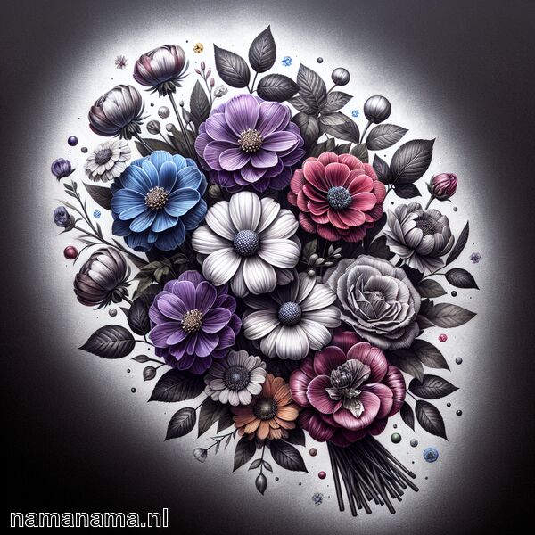 Flower Family Tatoeage Betekenis » Verbondenheid door bloemen