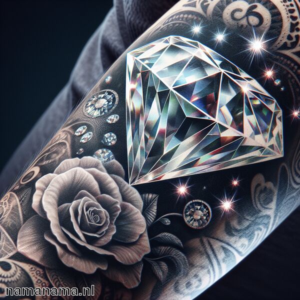Diamant Tattoo Betekenis » Onverwoestbaarheid en schoonheid in een tattoo