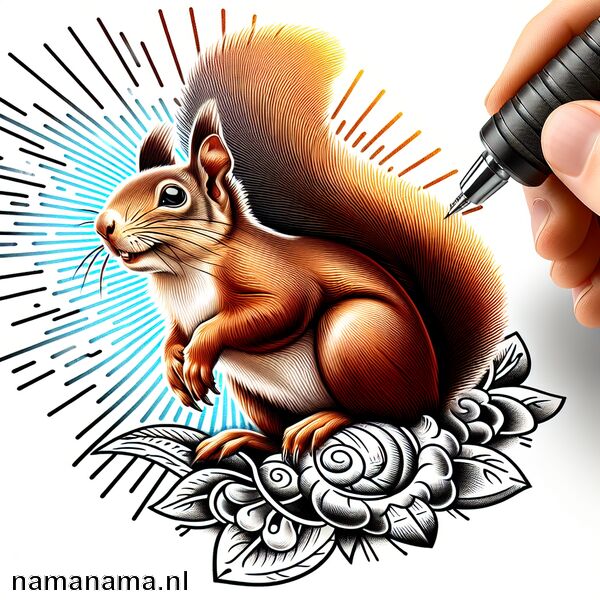 Eekhoorn Tattoo Betekenis » Symbool van speelsheid en vreugde