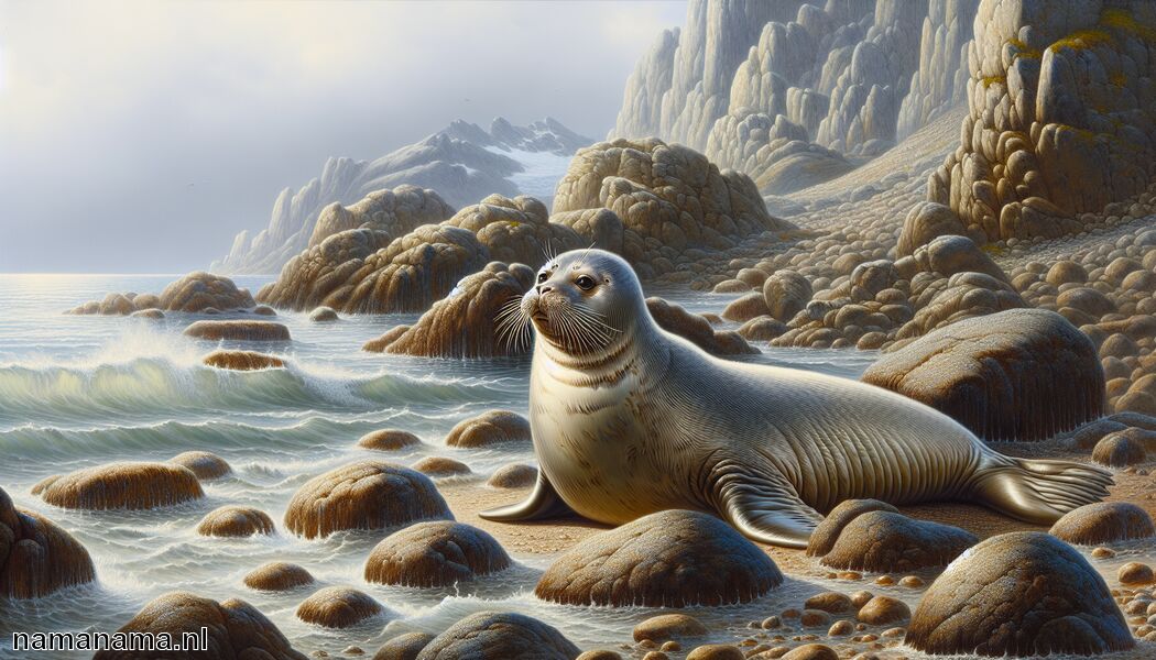 Seal zwemt goed en rust op rotsen - Ontdek de dieren met een S