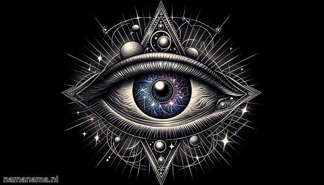 Representatie van het universum   - Alziend Oog Tatoeage Betekenis » Het oog dat alles ziet