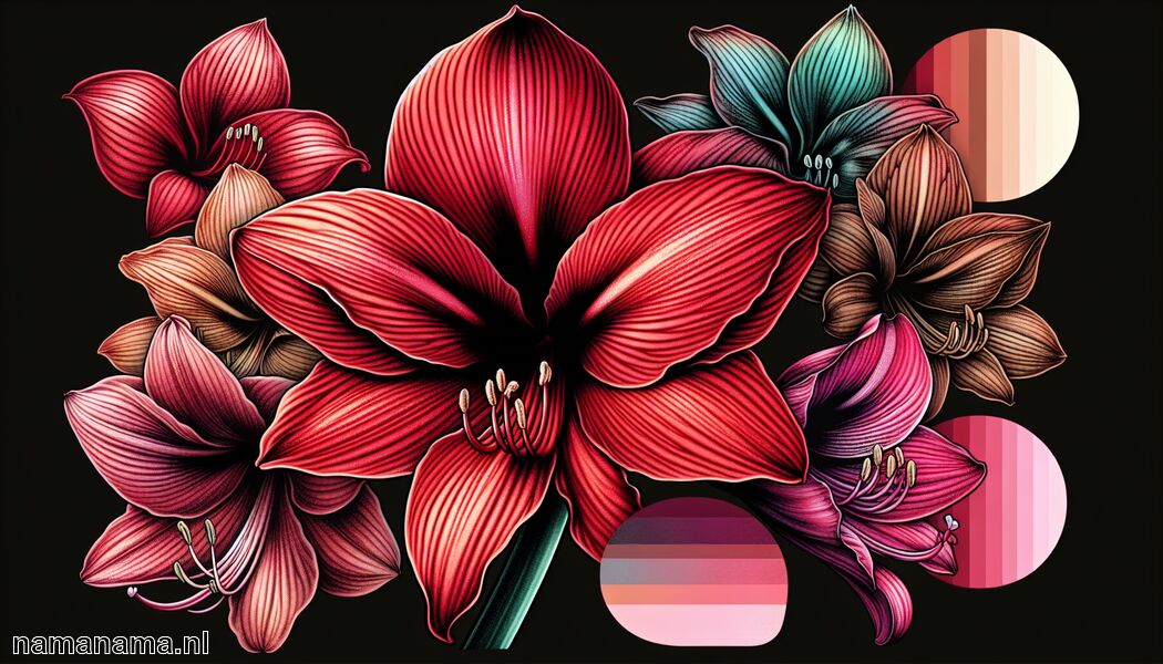 Kleuren van amaryllis hebben verschillende betekenissen   - Amaryllis Tatoeage Betekenis » Schoonheid en betekenis in bloemen