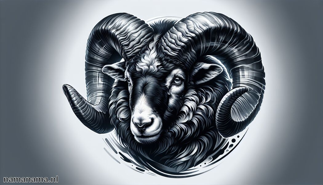Tatoeages van ram zijn vaak gedurfd   - Ram tattoo betekenis » Kracht van de ram in beeld gebracht