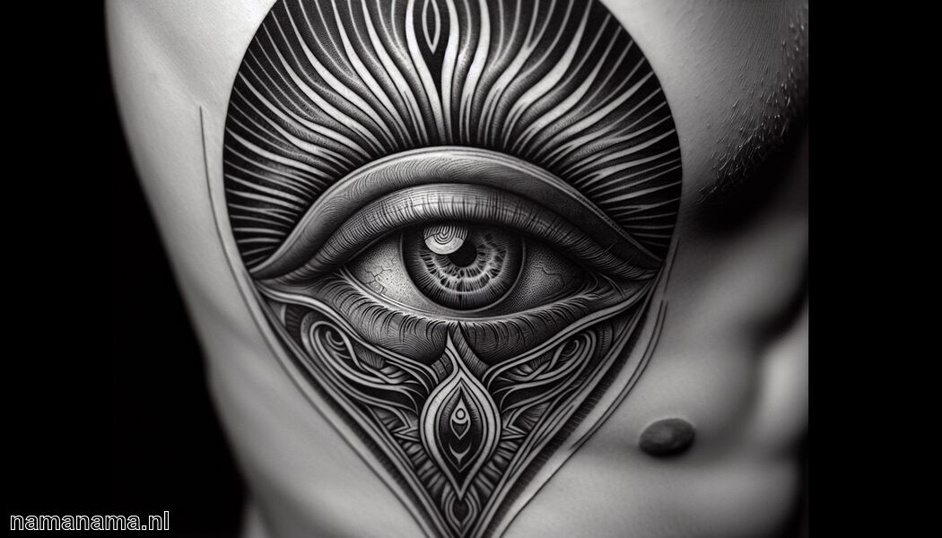 Bescherming tegen kwaad en negatieve energie   - Oog Tattoo Betekenis » De bescherming van het allesziende oog