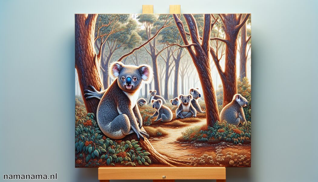 Queensland koala's leven in de eucalyptusbomen - Ontdek de dieren met een Q