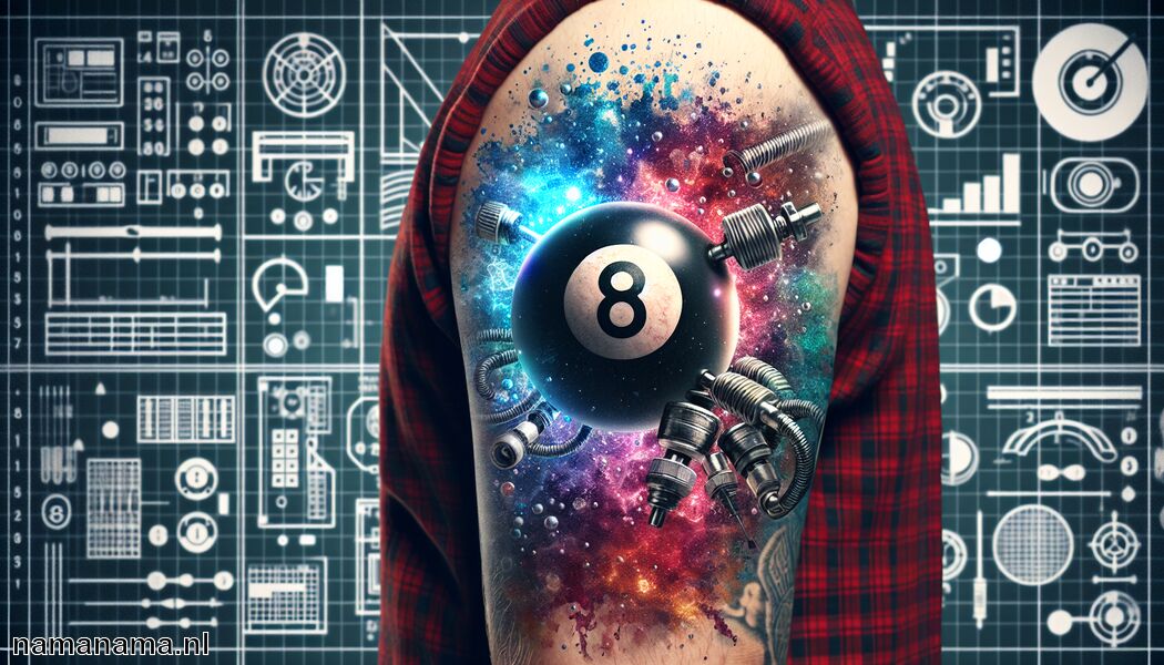 Kan persoonlijke betekenissen en herinneringen hebben   - 8 ballen tattoo betekenis » Spel en symboliek in één