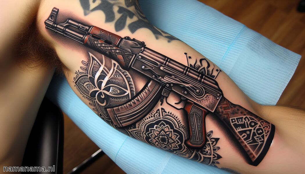 Cultuur en identiteit uitdrukken   - AK-47 Tattoo Betekenis » Wat de AK-47 voor jou kan betekenen