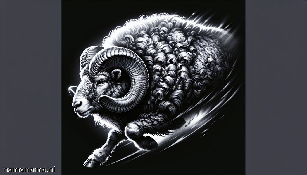 Geassocieerd met energieke en avontuurlijke geest   - Ram tattoo betekenis » Kracht van de ram in beeld gebracht