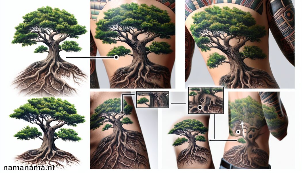 Afbeeldingen variëren tussen culturen - Boom Tattoo Betekenis » Levenskracht en verbinding met de aarde