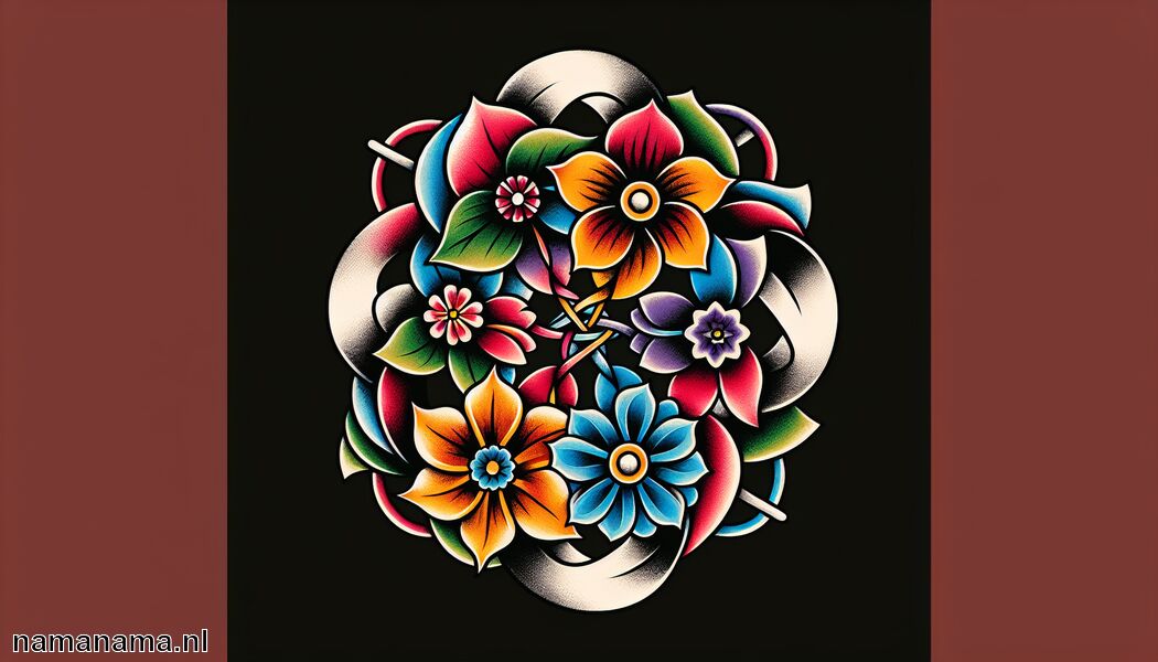 Kleur en betekenis van specifieke bloemen   - Flower Family Tatoeage Betekenis » Verbondenheid door bloemen