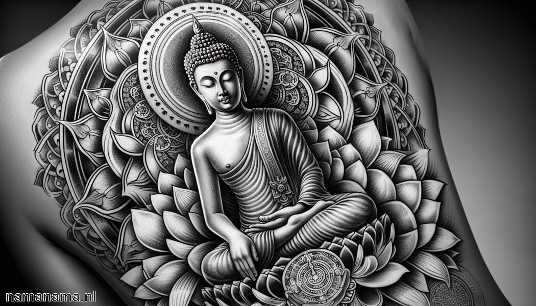 Versterkt verbinding met spiritualiteit   - Boeddha Tatoeage Betekenis » Innerlijke rust en wijsheid