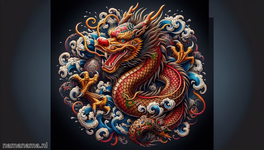 Bevestigt culturele trots en identiteit - Chinese Dragon Tattoo Betekenis » Kracht en geluk vertegenwoordigen