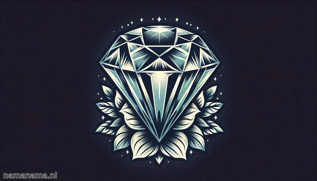 Herinnering aan belangrijke levensmomenten   - Diamant Tattoo Betekenis » Onverwoestbaarheid en schoonheid in een tattoo