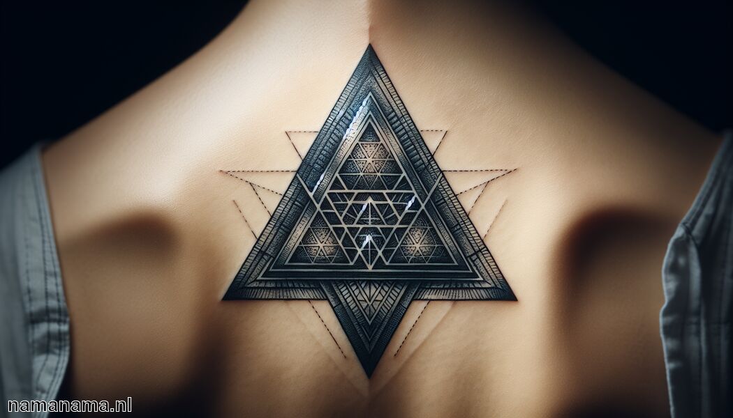 Geschiedenis en betekenis in verschillende culturen   - Driehoek Tattoo Betekenis » Stabiliteit in geometrische vormen