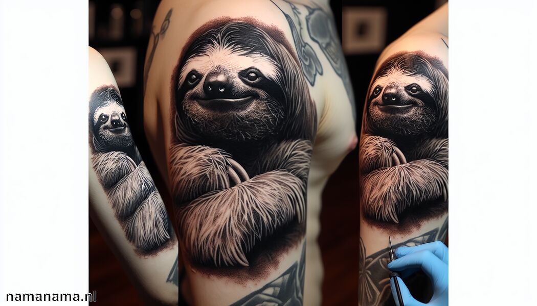 Luiaard Tattoo Betekenis » Langzame levenswijze op een mooie manier