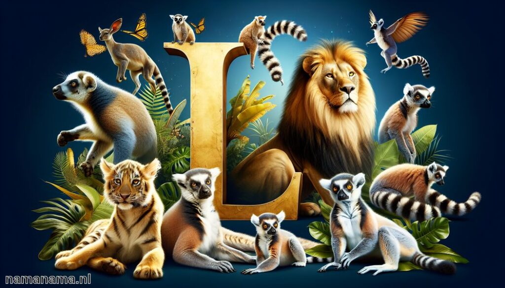 Ontdek de dieren met een L - namanama