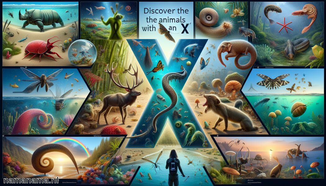 Ontdek de dieren met een X