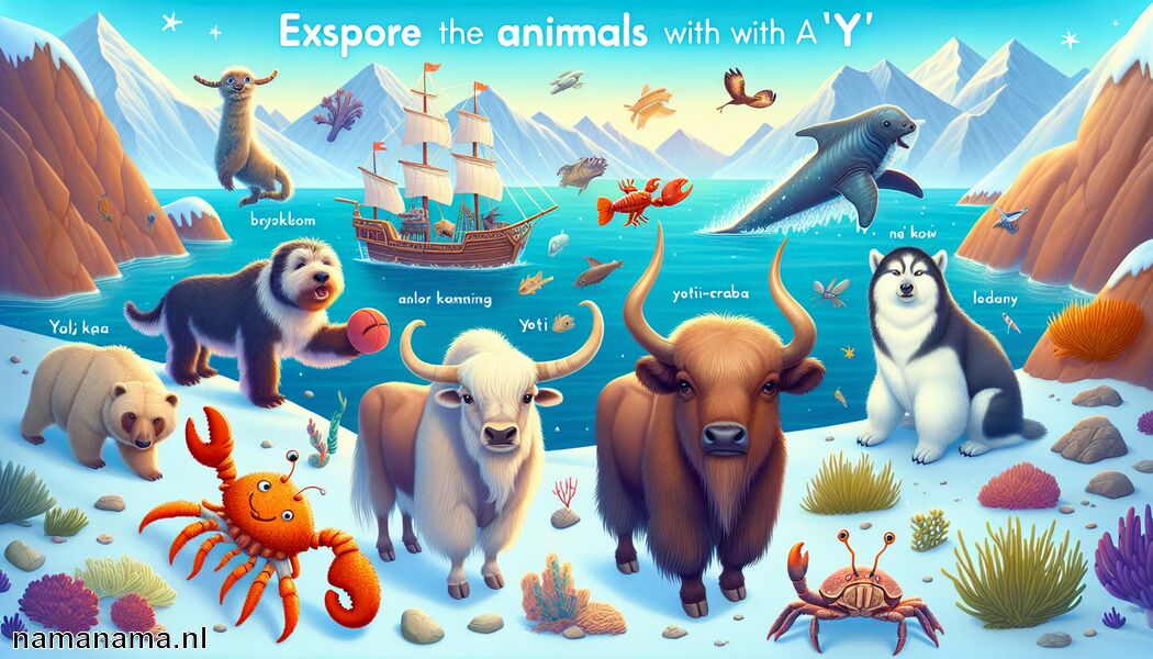 Ontdek de dieren met een Y