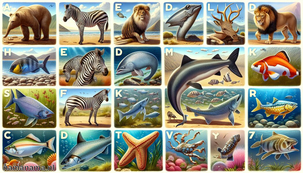 Ontdek de dieren met een Z