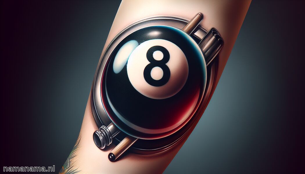 8 ballen tattoo betekenis » Spel en symboliek in één