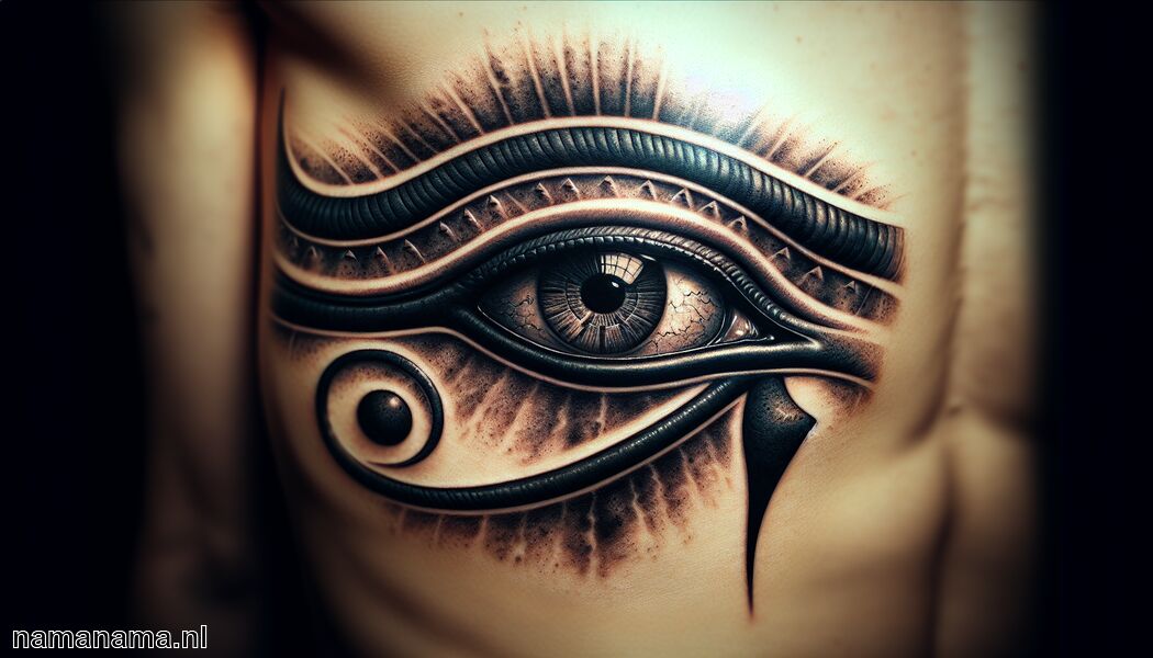 Oog van Horus tattoo betekenis » Bescherming en kracht van het oude Egypte