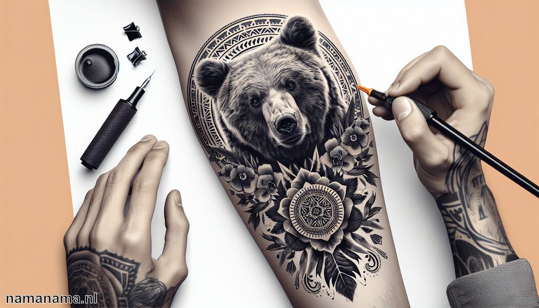 Beer tattoo betekenis » Kracht en moed gevangen in een afbeelding
