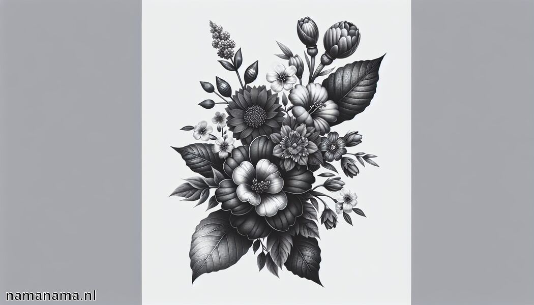 Flower Family Tatoeage Betekenis » Verbondenheid door bloemen