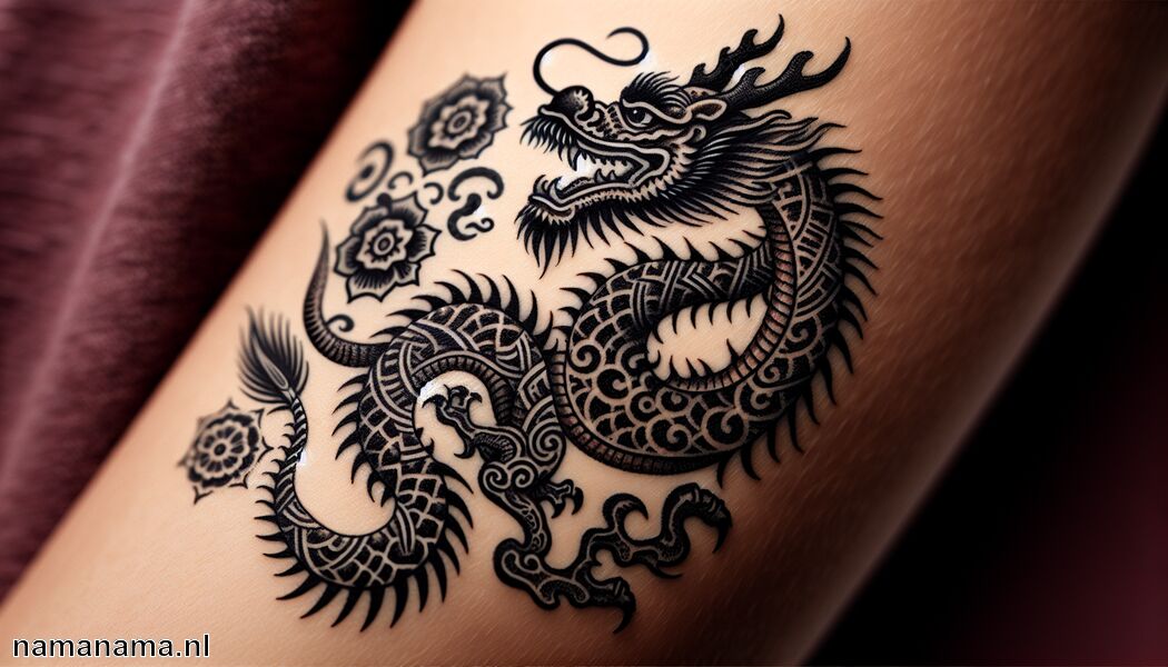 Chinese Dragon Tattoo Betekenis » Kracht en geluk vertegenwoordigen