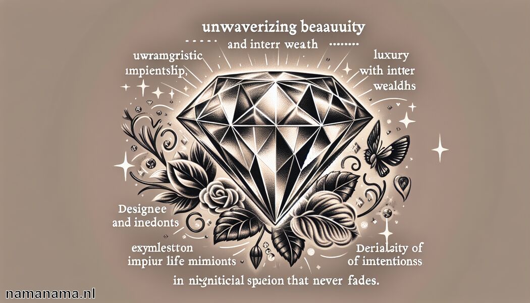 Diamant Tattoo Betekenis » Onverwoestbaarheid en schoonheid in een tattoo