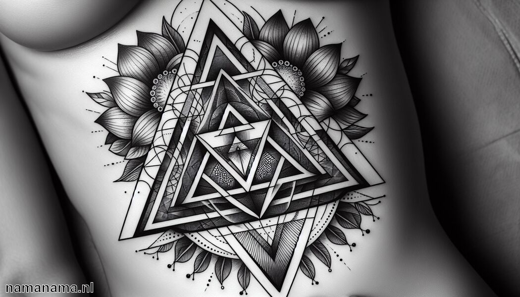 Driehoek Tattoo Betekenis » Stabiliteit in geometrische vormen