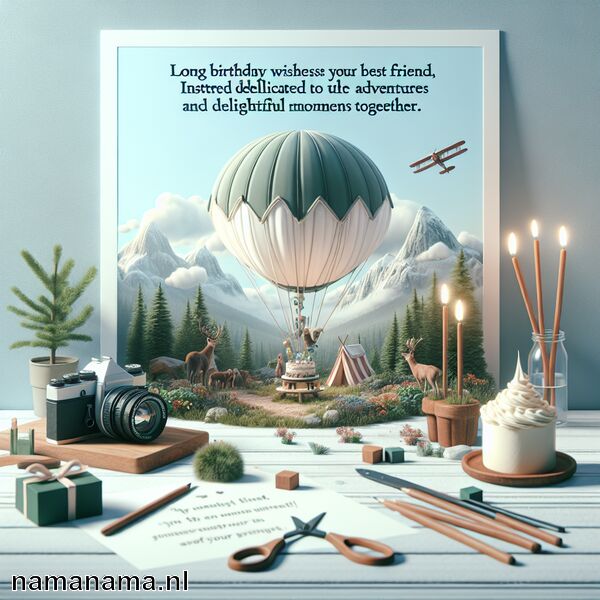 Lange verjaardagswensen voor je beste vriendin