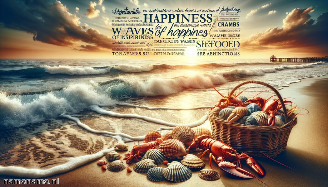 Zeevruchten als symbool van overvloed   - Citaten over de zee en geluk: golven van inspiratie